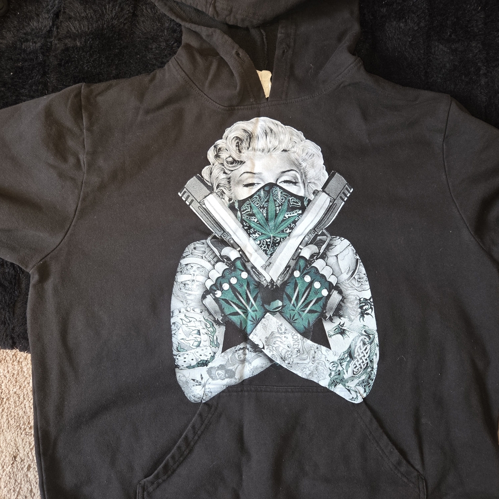 Black Marilyn Momroe Hoodie